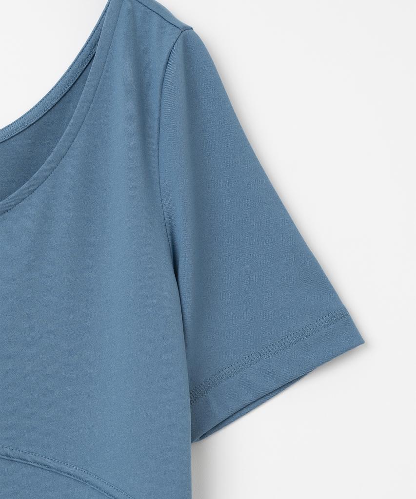 MILLO WOMEN Fluid Duo Top [Smoke Blue]