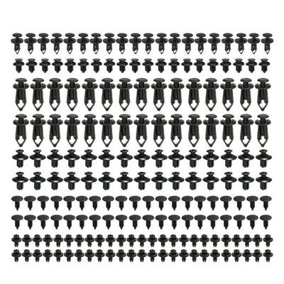 Panatiroy 190 Pcs Car Push Pin Rivet Trim Clip Kit Auto Fastener Plastic Fastener Rivets