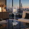 Jijijing Glass Candle Holder, European Style Pillar Metal Tall Candlestick for Candles And Tealights, Romantic Table Centerpiece Wedding Party