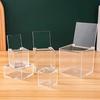 Plastic Box Durable Multi Size Storage Box With Cover Flip Cover Plastic Box Transparent Acrylic Dust Cover Party Decor