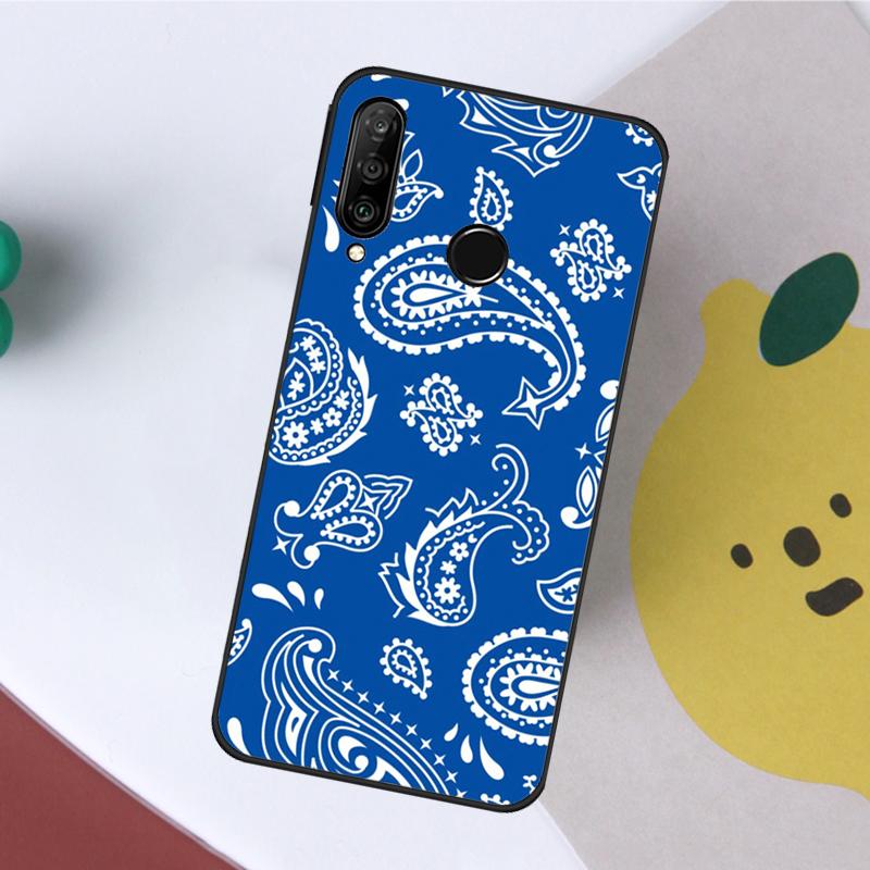 Bandana Seamless Pattern For Huawei Nova 5T 9 10 SE 7i 8i 11i 12i Y60 Y61 Y70 Y72 Y73 Y90 Y91 P20 P40 P30 Lite Case
