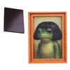 1Pc Funny Frog Fridge Magnet, Mini Refrigerator Magnet For Green Frogs And Haircuts Refrigerator Decoration