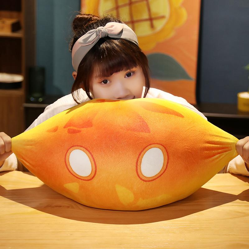 10-40CM Gioco Genshin Impact Tema Slime Cuscino Bambole Peluche Carine Keli Dango Coperta Giocattoli a Manciata Cuscino Cartone Animato Regalo di Compleanno Natale