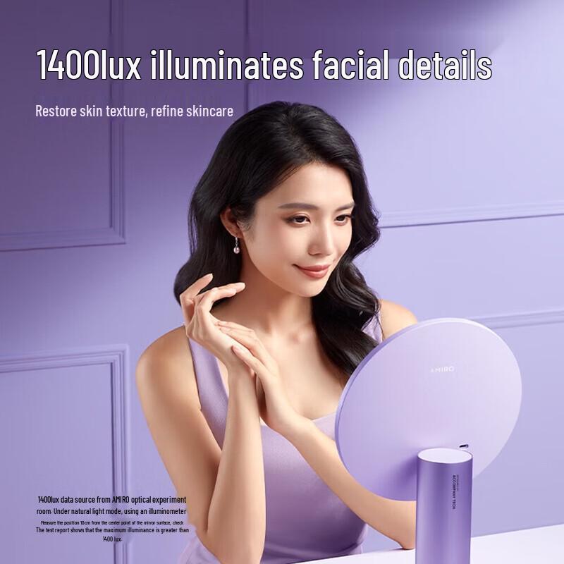 Amiro O Series LED HD Daylight Mirror with Rechargeable Fill Light