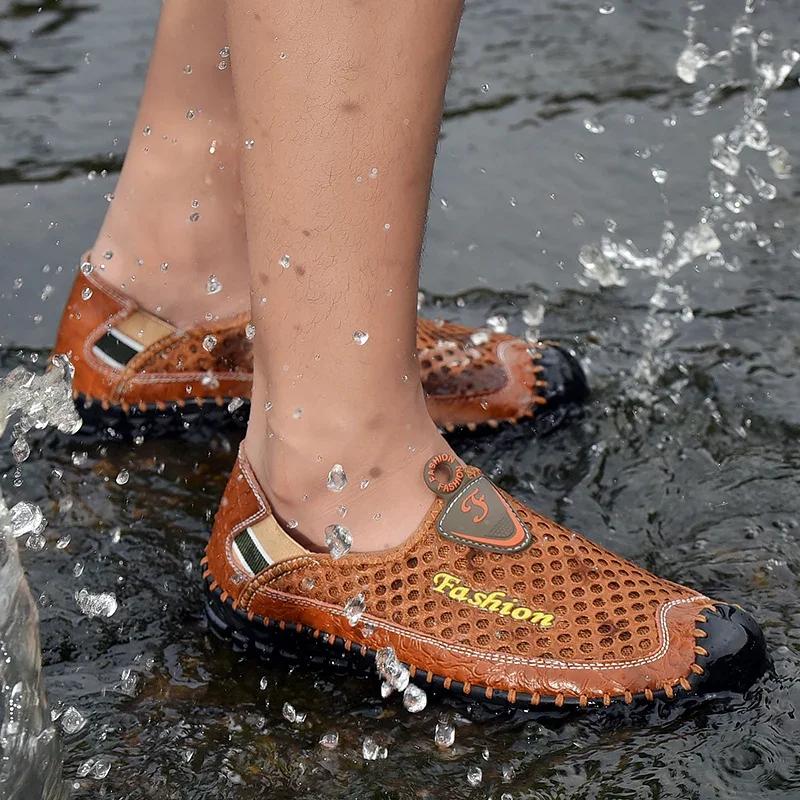 Men's Casual Sandal Flat Sandals Mens Slippers Low Price Shoe Social Shoe Male Roman Sandals Man Summer  Sandles for Men