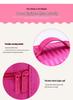 Foldable Jacquard Fabric Large Women's Makeup & Jewelry Travel Toiletry Bag