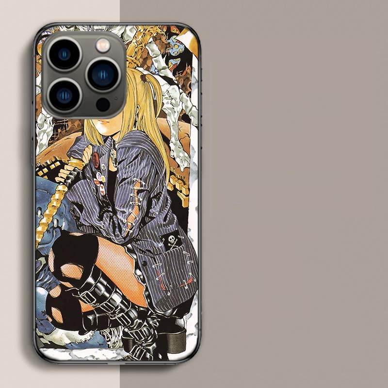 Anime Death note Amane Misa Phone Case For Iphone 17 Air 15 Pro 14 Plus 16 Pro Max 12 13 Mini 11 16E X XS Cover Cute Fundas