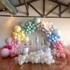 Pure White Balloon Romantic Wedding Decoration Valentines Day Proposal Birthday Party Garland Arch Decor Candy Macarone balloons