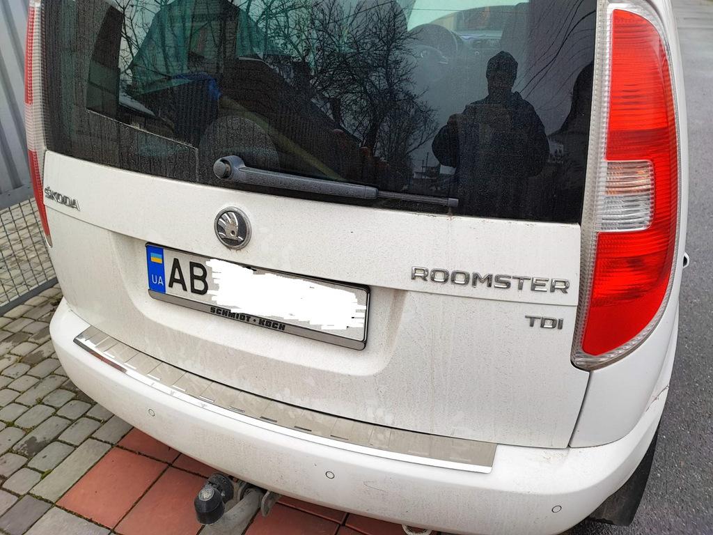 

rear bumper cover (stainless steel) Gloss for Skoda Roomster 2006-2015
