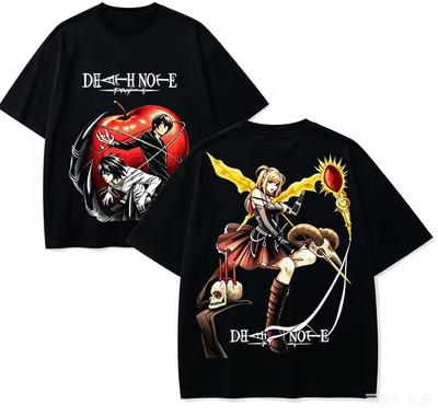 Death Note Anime Lover T-shirt Harajuku Cotton NewModel High Street Retro Fashion Oversized Unisex Hot Product Classic Soft Tee