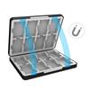 Protective Game Cartridge Storage Case Container Featuring 16 Slots Waterproof Shockproof Design Compact And Portable
