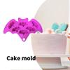 Multifuntional Food Grade Silicone Molds Bat Shape Baking Tray Baking Accessory Suitable for Baking Cake and Making Ice