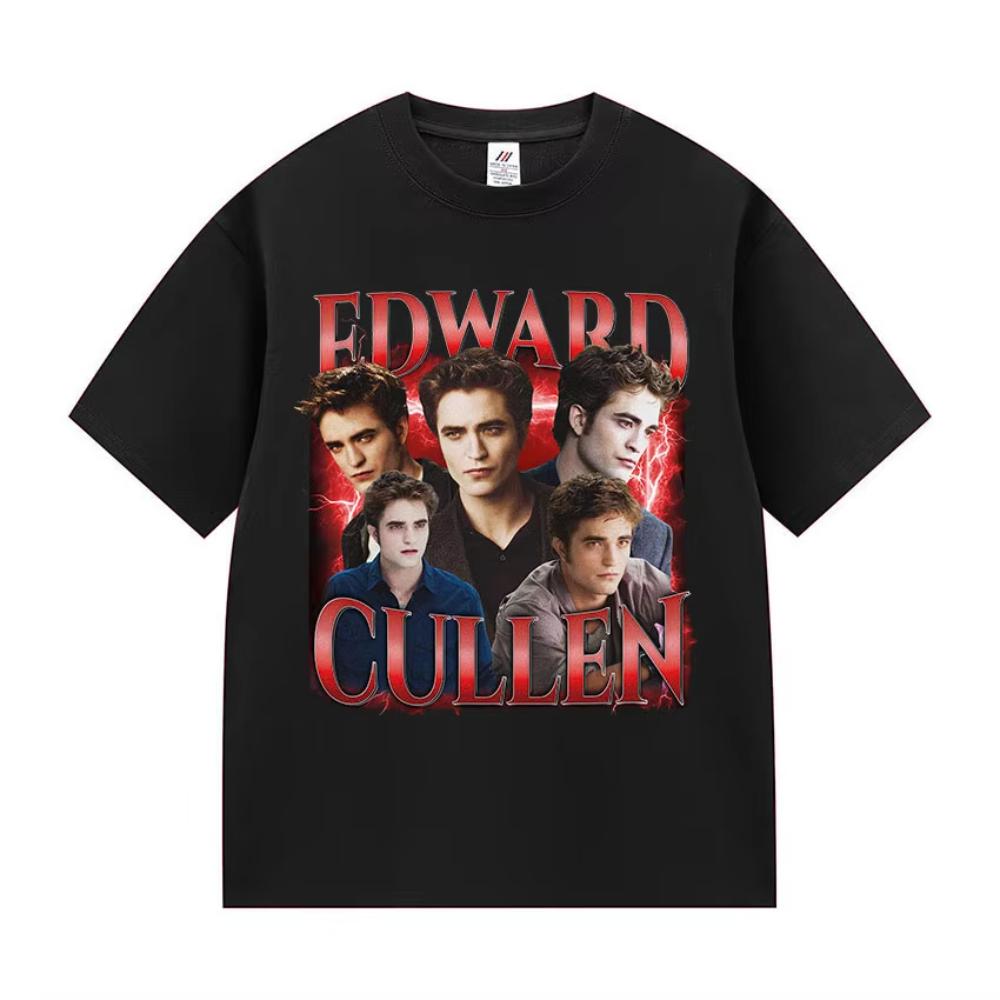 Limited Twilight Eggward Cullen Graphic T Shirts Women Harajuku High Quality Retro T-shirt Clothing T-shirt - Men s Summer Co... S разноцветный