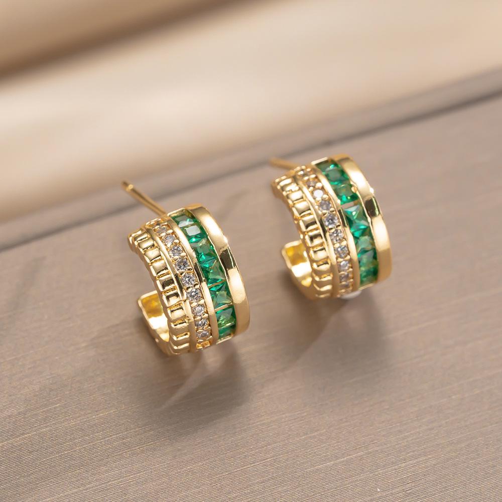 Set of Slim Waist Titanium Steel Women's Necklace - Inlaid Light Luxury Versatile Choker