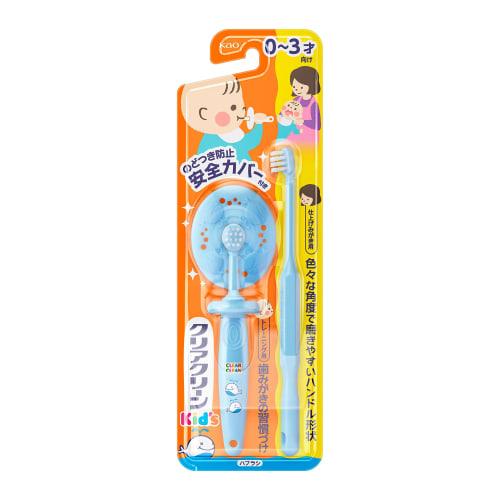 

Clear Clean Kids Toothbrush for ages 0-3 (1 training brush and 1 finishing brush)