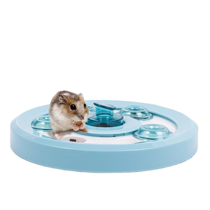 Pet Puzzle Toy Slow Feeder Maze Dog Entertainment Toys Breeds Feeder Play Toy синий