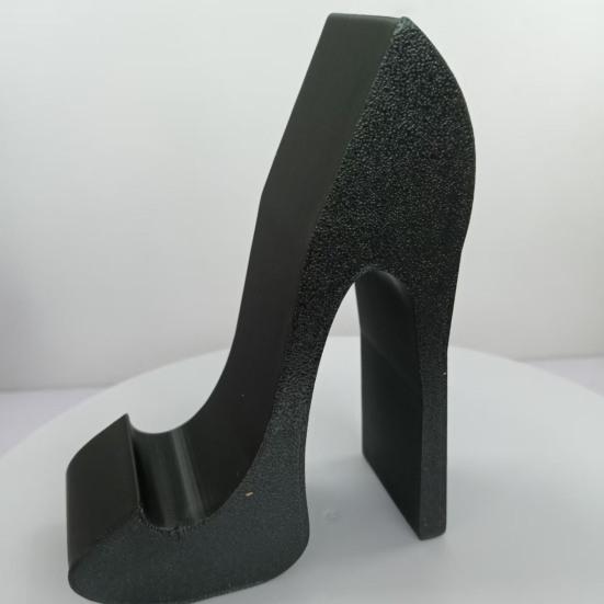 Shoe Phone Holder 3D Printed High Heel Shoe Shaped Cell Phone Display Stand for Home Office Desk Table