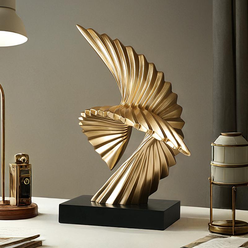 Kreative Figuren Glücksadler Skulptur Künstlerischer Adlerflügel Schmuck Statue personalisierte Büro Schreibtisch Dekorationen Schmuckstück