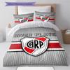 River Plate Pattern Bedding Set Quilt Cover Pillowcase Home Decor Gift (1 * Duvet Cover + 2 * Pillowcase, Without Core)