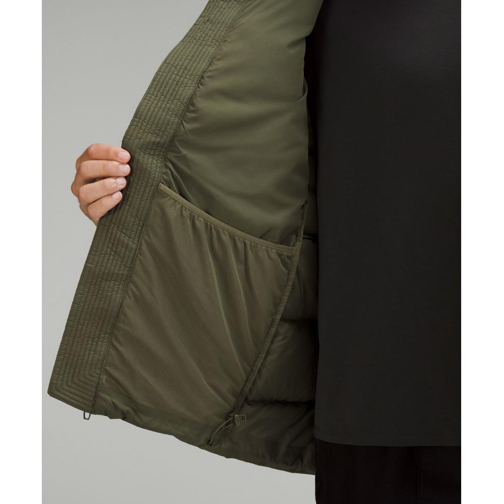 Lululemon Men S Wunder Puff 600 Down Fill Jacket Medium Olive