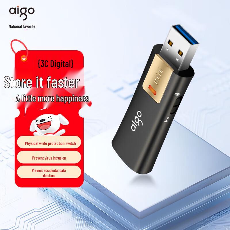 aigo L8302 32GB USB3.2 Write-Protected USB Flash Drive