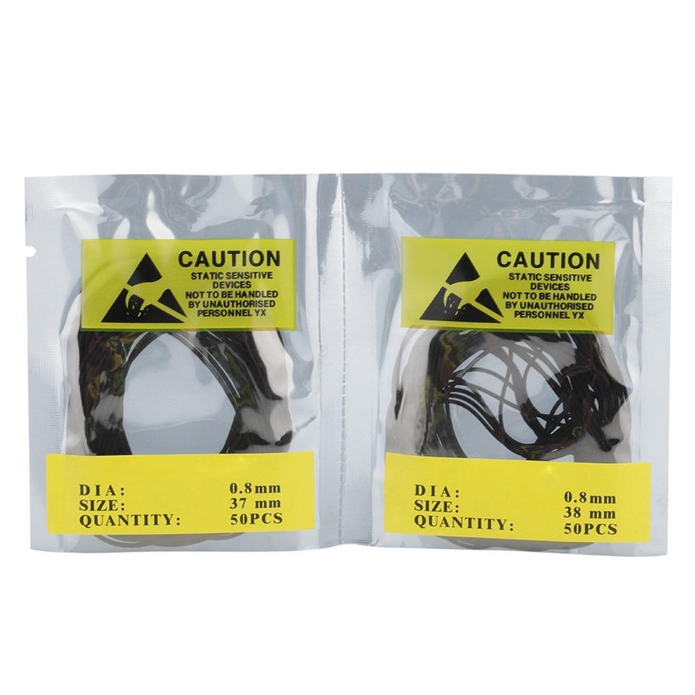 Rubber Material Watch Back Gasket Different Sizes Round Shape Watch Repairing Tool 500PCS/Bag 0.8mm Thickness Watch Gasket