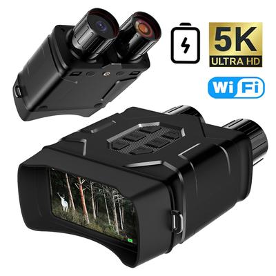 Nv016 4 Zoll 5k Uhd Wifi Fernglas Teleskop 52mp 10x Digital Zoom 300m Infrarot Fernglas Nachtsicht für Jagd Camping