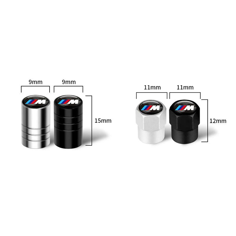 4Pcs Car Styling Wheel Tire Valve Caps Cover Accessories For BMW M Sports E36 E39 E46 E60 E90 E90 F10 F30 G20 G21 G30 G11 F15 X5