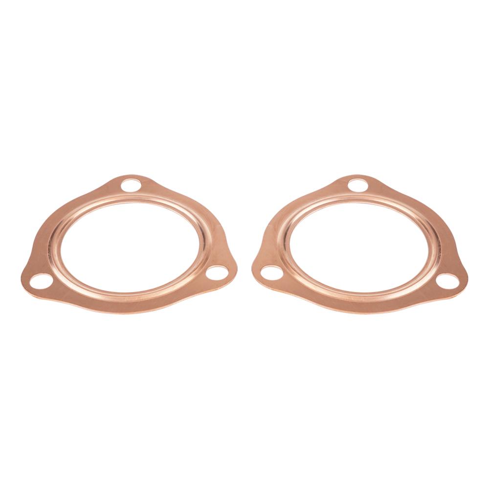 

Прокладки коллектора 2,5 дюйма 2 1/2 Медные прокладки коллектора выхлопной системы для SBC BBC 302 350 454 (3 болта) золотой
