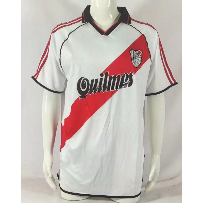 Classic retro soccer uniform river plate Laco France Argentina Germany hot unpopular series jersey football S