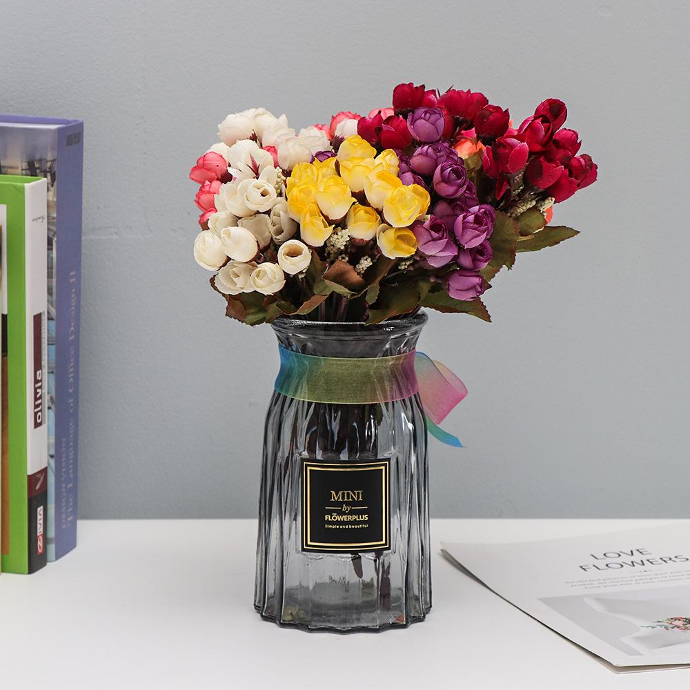 

DIY Home Decoration Simulation Rosebud Artificial Rosebud Artificial Flower Beautiful Bouquet 5