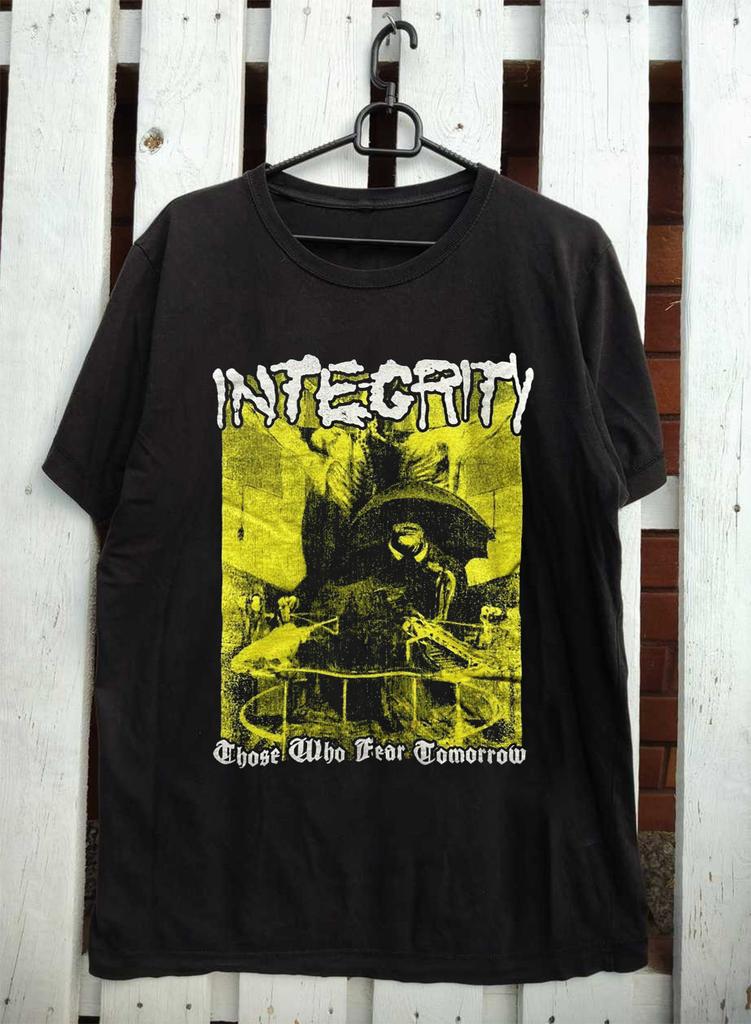 Integrity Band Those Who Fear Tomorrow Short Sleeve Black All Size T-Shirt OB309