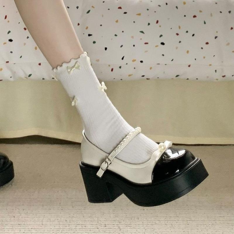 

Fashion Shoes Female 2025 Brand Women s High Heels Fashion Buckle Strap Office and Career New Round Toe Platform Heelszapatos 35 бежевый
