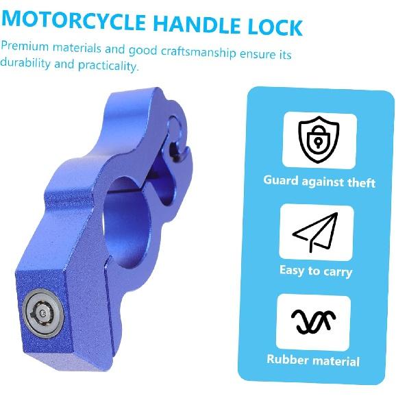 GLEAVI 1 Set Horn Lock Throttle Lock Security Lock for Motorcycle Anti- Lock for Motorcycle Handlebar Security Lock Motorcycle Supplies Motorcycle