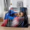 Neymars Ikonischer Haarschnitt Decke Strapazierfähiger Komfort Perfekt für Couch Picknicks Sofa Vier Jahreszeiten Vielseitig Spielerisches Design