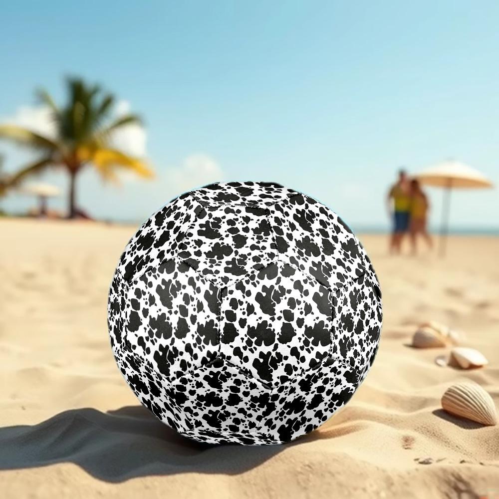 Animal Pattern Indoor Size 5 Soccer Ball Colorful Machine Stitched PVC Competition Ready Durable High-Bounce