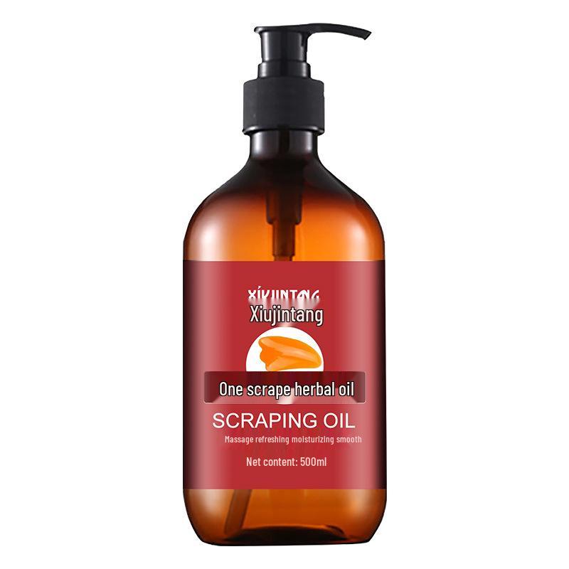 Zázvorový a olivový masážní olej pro Gua Sha a baňkování - Velká 1kg/500ml láhev