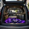 1Pcs Purple Lightning Lion Car Trunk Mat Anti Slip Cargo Liner Waterproof Storage Protector for SUV Sedan