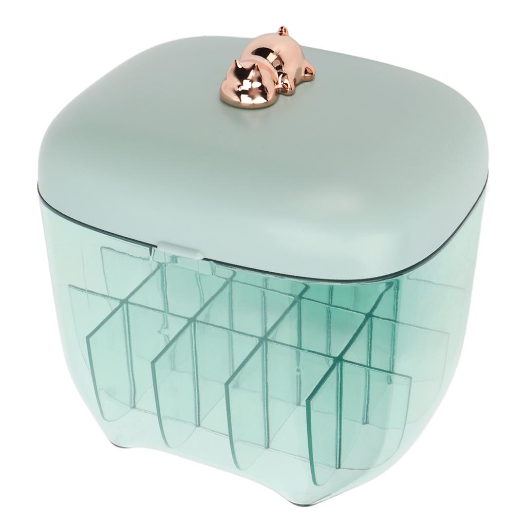 Lipstick Holder Organizer Dustproof Large Capacity Clear Display Storage Stand with Mirror for Table
