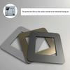 4PCS Simple Anti-Dirty Buckle Type Non-Adhesive Dustproof Switch Protective Cover Outlet Wall Sticker for Home Living Room Decor
