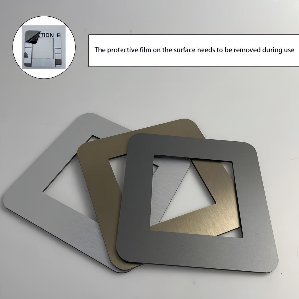 4PCS Simple Anti-Dirty Buckle Type Non-Adhesive Dustproof Switch Protective Cover Outlet Wall Sticker for Home Living Room Decor