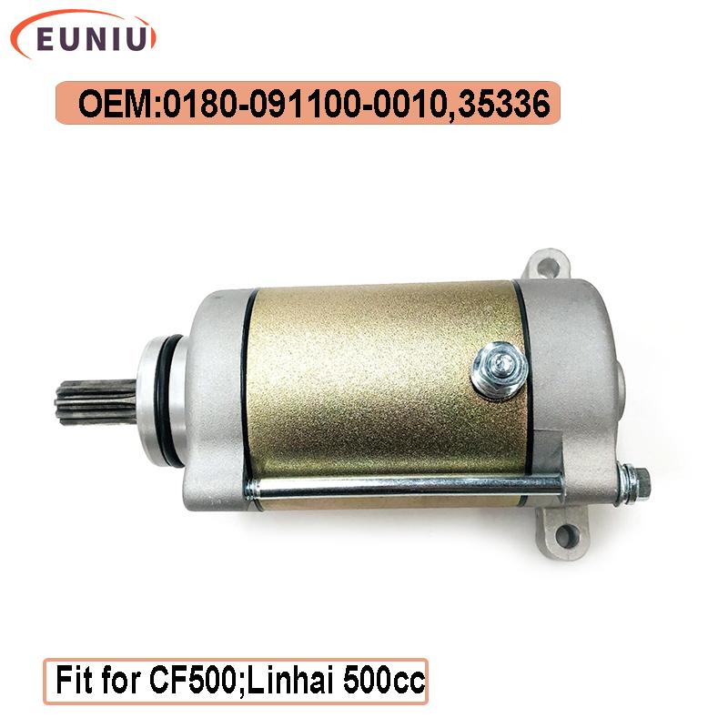 

Starter starting motor For CF500 188 U5 X5 ATV UTV Linhai 500 GO KART X5 0180-091100-0010 35336 Replacement Engine