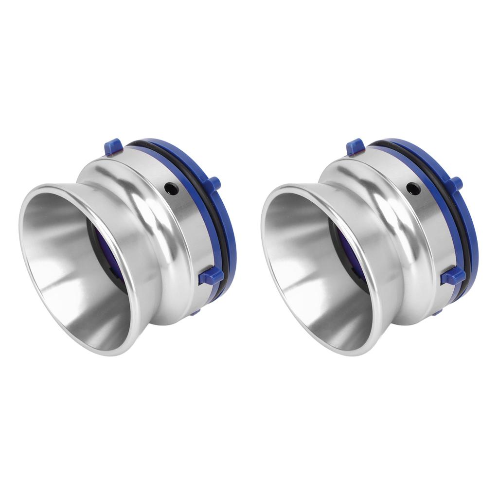 1 Pair NAB Hub Adapters Polished Aluminum Alloy Universal Loading Device 10 Inch Opener for Studer ReVox for Akai Silver