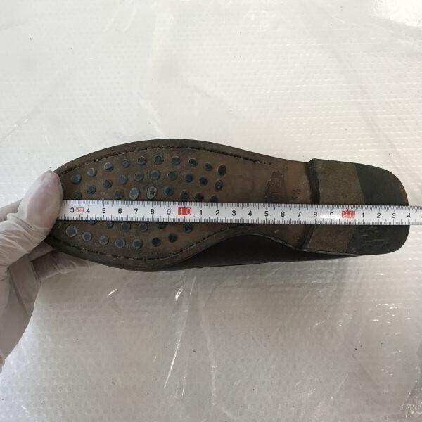 TOD’S Leather Coin Loafers Women’s 35.5 22.5-23.0 Brown Slip-On Dress Shoes(USED)