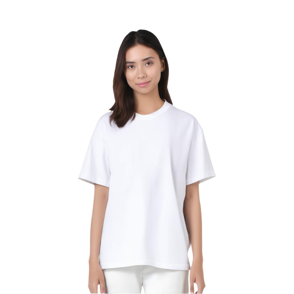 Nike T Shirts Unisex White Crew Neck Moderate IB4420-100