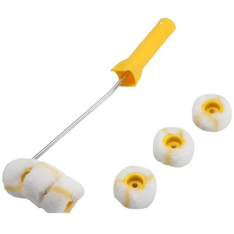U-Shaped Pipe Cleaning Brush for Curved and Angled, Multipurpose Paint Brush and Roller for Home Maintenance