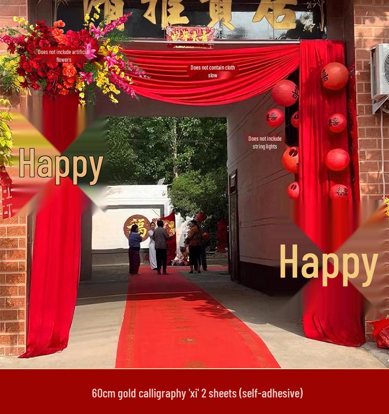 

Деревенский свадебный декор для двора и входа для домов самостроя