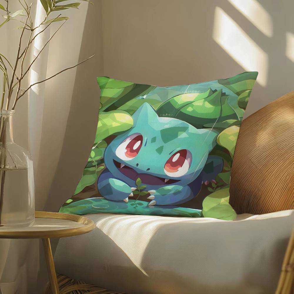 Pokemon Arcanine Anime Plush Pillow Cover Soft Short Plush Cushion Cover For Sofa Bedroom Living Room Home Decor Gift