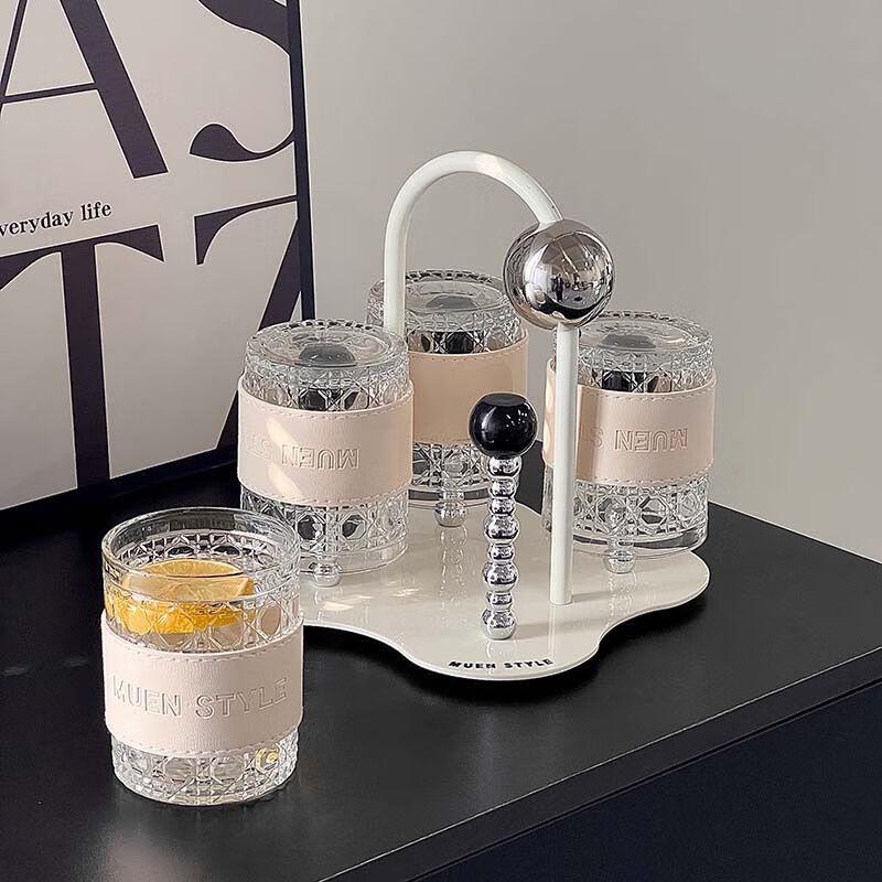 Elegant Borosilicate Glass Drinking Set