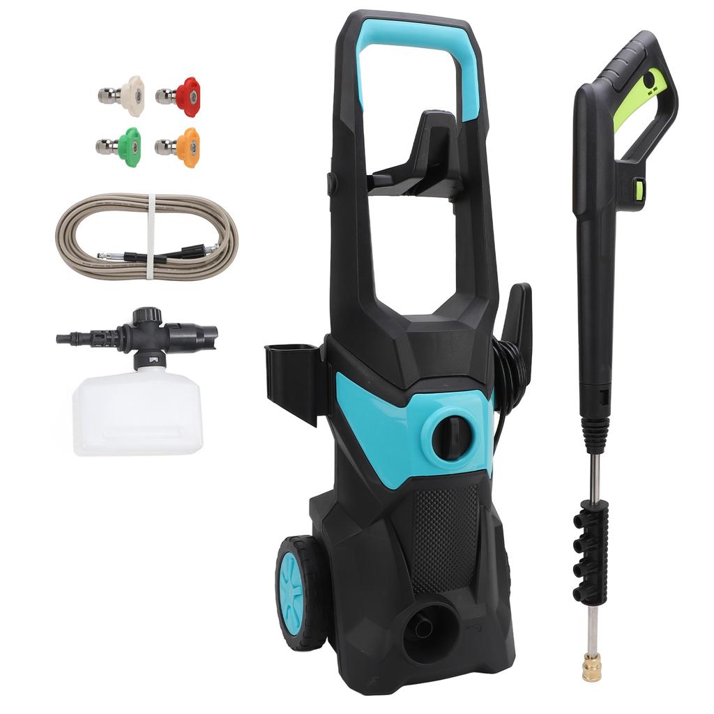 Electric Pressure Washer 4000PSI 2.5GPM High Pressure Washer with 4 Nozzles 32.8ft Hose for Terrace Deck Fence Car RV Boat